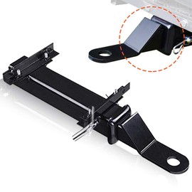 ELITEWILL Golf Cart Trailer Hitch Kit, High-Strength 2" Receiver Universal Fit for Backseat Footrest, Seamless Compatible with Club Car EZGO Yamaha, Ideal for Golf Cart Towing & Trailers