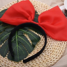 Big Bow Headband for Women Girls Christmas Hair Accessories for Party Headbands Black Bow Bowknot Headband Hairband 1pcs