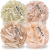 MTDLYICE Loofah Sponge, XL Large Loofah 75g 4 Pack, Bath