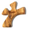 Olive Wood Prayer Cross: Hand Held Cross Made to Perfectly