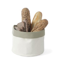 HENDI Brottaschen, rund, Brotkorb, ø200x(H)200mm, Beige