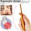 Svartur 6mm Crochet Hooks Ergonomic Handle, Hand-Polished Metal Aluminum Crochet