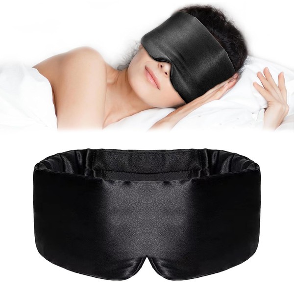 ZYEKIU Men's Sleeping Mask for Side Sleepers, Eye Mask, Breathable