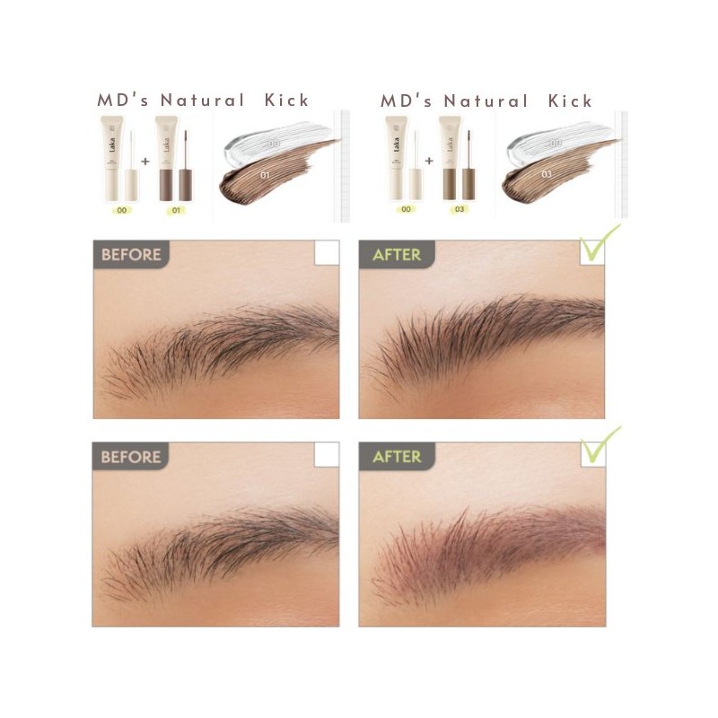 LAKA Pixi Brow Cara 8g, Type:01 Peanut Brown