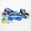 JAYSRIS Take Apart Police cars Toys Set with Dismantling Tools,