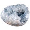 mookaitedecor Natural Celestite Crystal Geode Cluster Irregular Mineral Specimen Stone
