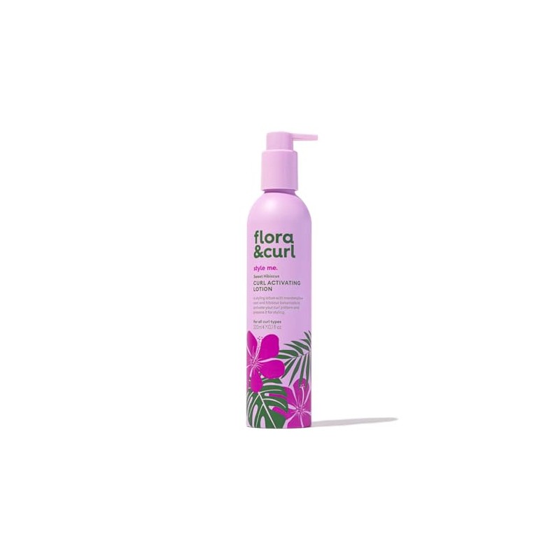 Flora & Curl Sweet Hibiscus Curl Activating Lotion for Frizzy