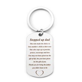 Coopyin Step Dad Gifts, Step Dad Christmas Gifts, Stepdad Gifts, Stepdad Christmas Gifts, Gifts for Step Dad, Stepdad Keyring, Step Dad Birthday Gifts, Step Dad Presents, Step Dad Father's Day Gifts