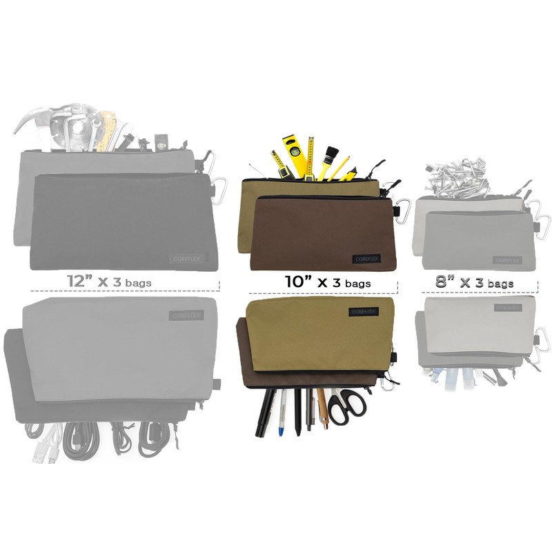 COREFLEX Premium Tool Pouch Zipper Bag, Small Tool Bag, Multipurpose
