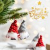 Amzeeniu Set of 8 Christmas Gnomes, Gnome Pendants for the