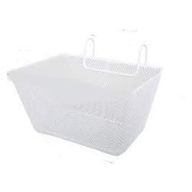White Kids Metal Wire Cycling Basket Junior Bike Bicycle Girls Childrens