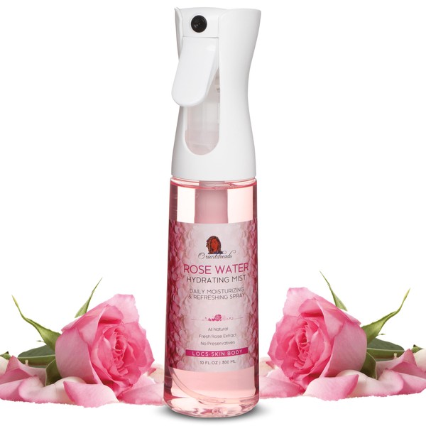 Orientdreads Moisturizing Refreshing Spray for Locs, Dreadlocks - Rose Water