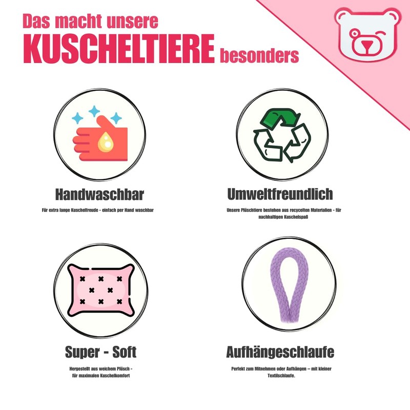 Landahl & Baumann - Unicorn Cuddly Toy with Wings and