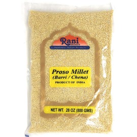Rani Proso Millet (Panicum Millaceum) Whole Ancient Grain Seeds 28oz (800g) ~ All Natural | Gluten Friendly | NON-GMO | Vegan | Indian Origin | Barri/Chena/Variga/Baragu