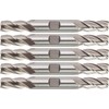 CME 5 pcs M42 Cobalt End Mills, Square Nose, Double