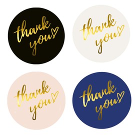 1.5 Inch 500 PCS Thank You Stickers | Thank You Stickers for Small Business |Self-Adhesive & Waterproof Stickers with Beautiful Design | Strong and Durable