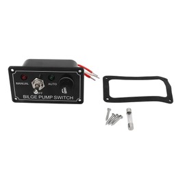 3 Way Bilge Pump Switch Rocker Toggle Switch Panel Marine Manual Off Auto Switch Panel