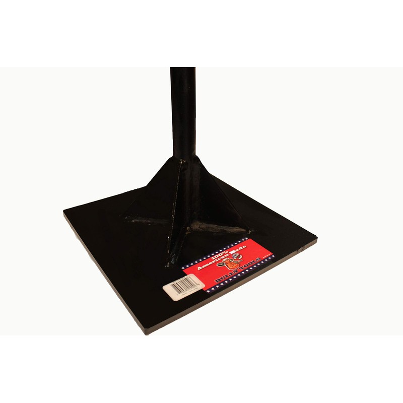 Bully Tools Hand Tamper Tool - Heavy-Duty Thick Steel Plate