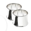 Kedelhoff Silvella Napkin Rings, Set of 2, High-Quality Silver-Plated Handmade