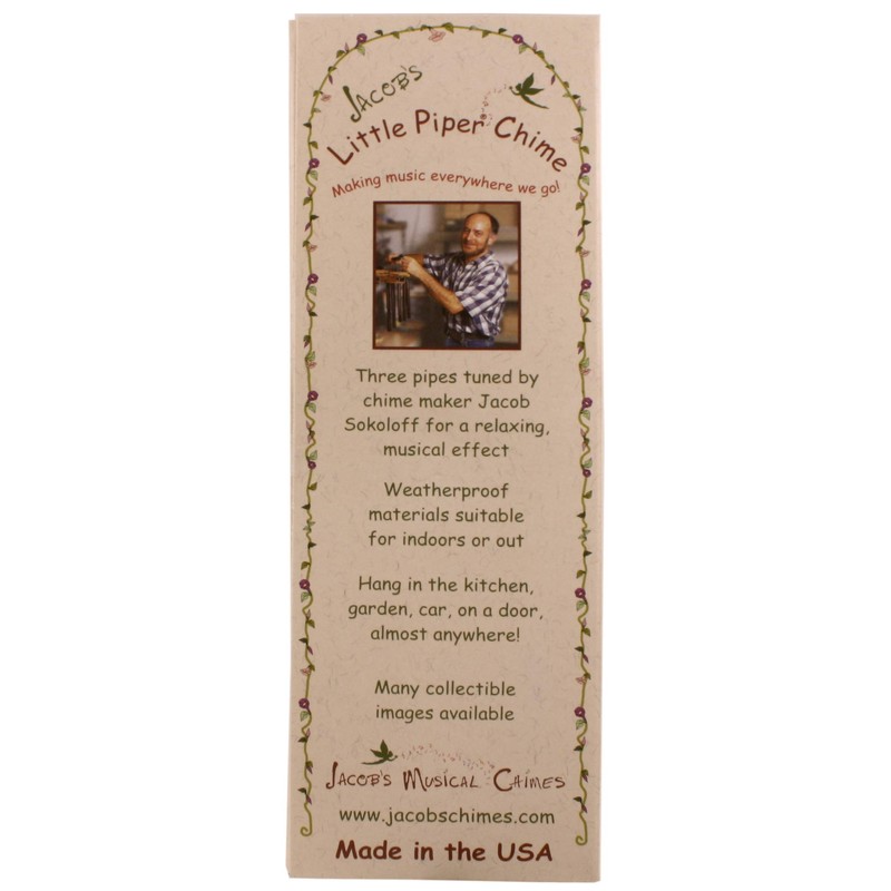 Jacob's Dragonfly Little Piper Wind Chime - Made in USA