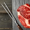 Carving Fork Stainless Steel Outdoor Barbecue Fork 30cm Barbecue Meat