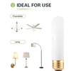 40W Equivalent Milky T10 LED Bulb, Deep Frosted Dimmable T30