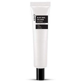 [Coxir]- Black Snail Collagen Eye Cream (30ml / 1.01 fl.oz.) Blackbeans, Snail mucus, Collagen formulated slimy textured cream