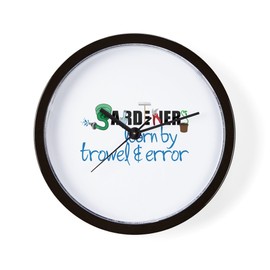 CafePress Trowel and Error 10" Wall Clock for Livingroom, Kitchen, or Office