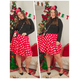 FOREYOND Black Turtleneck for Women Plus Size Mock Neck Tops Long Sleeve Base Layer Shirts Lightweight Slim Fited Tunics Black 4XL