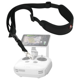 TXEsign Adjustable and Detachable Remote Controller Lanyard Padded Neck Strap for DJI Drone Phantom 3 4 Pro Inspire 1 (Black)