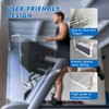 Qsxou Treadmill Tablet Holder, Exercise Bike Reading Stand,Acrylic Book Holder,