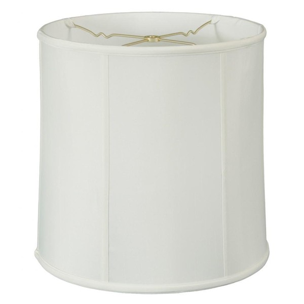 Royal Designs, Inc. Basic Drum Lamp Shade, White, 13" x 14" x 14", BS-719-14WH