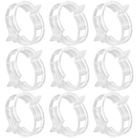 120 Pack Tomato Clips for String Plant Clips for Climbing Plants Supports Clips Garden Supplies Tomato Ties Plastic Tomato Plant Support Vegetables to Grow Upright Healthier