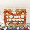 Autumn Maple Leaves Garland, 5.74ft Fall Artificial Hanging Garland, 2