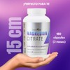 InstaNutra Citrato de Magnesio 500 mg,100 Natural, sin azúcar, Keto,
