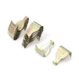 T Tulead Moulding Hooks Picture Rail Hangers Golden S-Hook Hangers Photo Hanging Hooks Pack of 30
