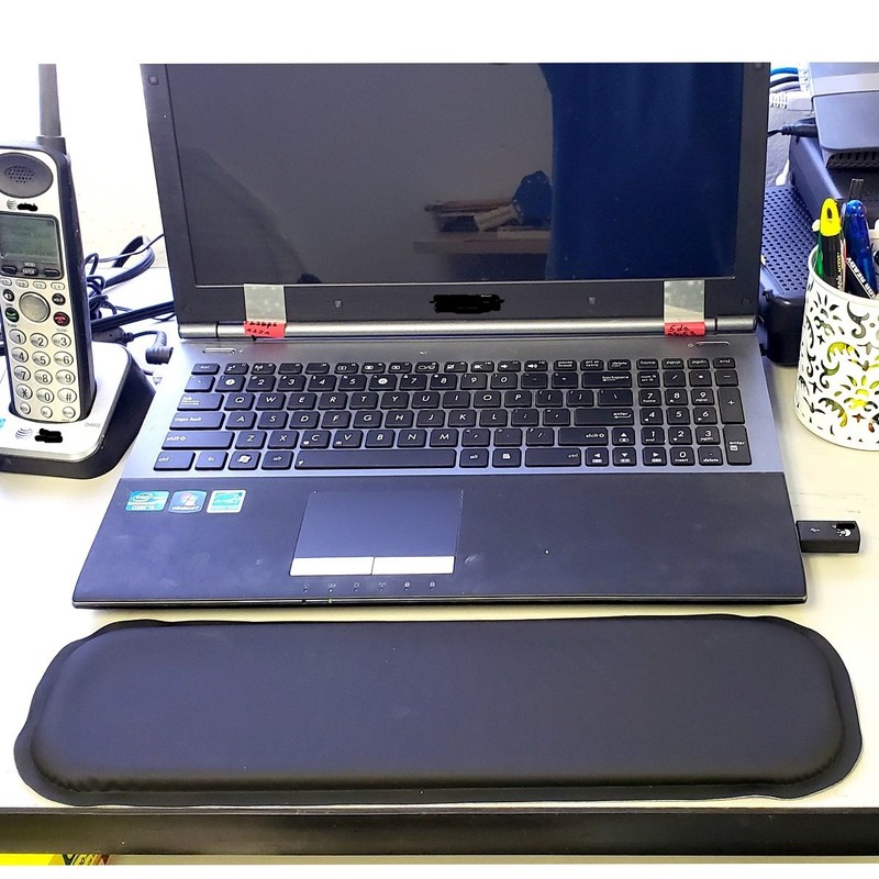 ULTRAGEL"Gaming" Super Comfy Arm/Elbow/Wrist Rest Gel Pad (Lap Top 4.5x15.5,