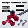 ORAEVY CNC Universal Motorcycle Engine Stop Start Kill Switch Button