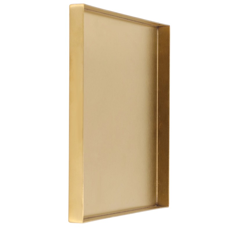 Gold Stainless Steel Tray Decorative Jewelry Dish Makeup Tray Organizer