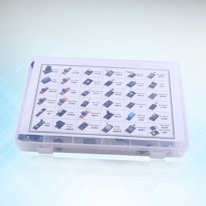 Ultimate 37 in 1 Sensor Modules Kit for MCU Education