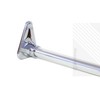 ECOSPA Multi Use Bathroom Shower Curtain Pole Kit for L