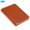 PATIKIL 6 Ring Binder Cover, 2 Pack A7 Leather Notebook