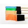 Fewanland Round Stencil Brush and Small Foam Brush Set with