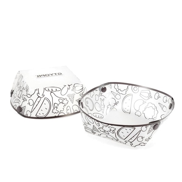 GTYOPR folding bowls12 pices, foldable bowls, portable camping bowls, camp