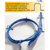 25 Pcs Distribution Rings Aluminum D Ring for Sorting Out