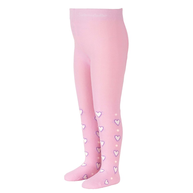 Sterntaler Baby Girls' Hearts Tights, pink