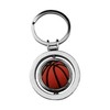 Art Attack I Love Basketball Rotating Keychain, Metal Bball Hoops