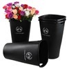Asking 19.92" Tall Plastic Flower Vase Buckets, 4 Pcs Large
