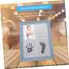 Toyvian 1 Set Hand and Foot Inkpad Photo Frame baby