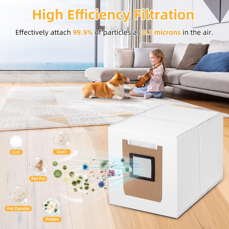 EOVWAEO 14 Pack Dust Bags Replacement for Eufy E25 Omni